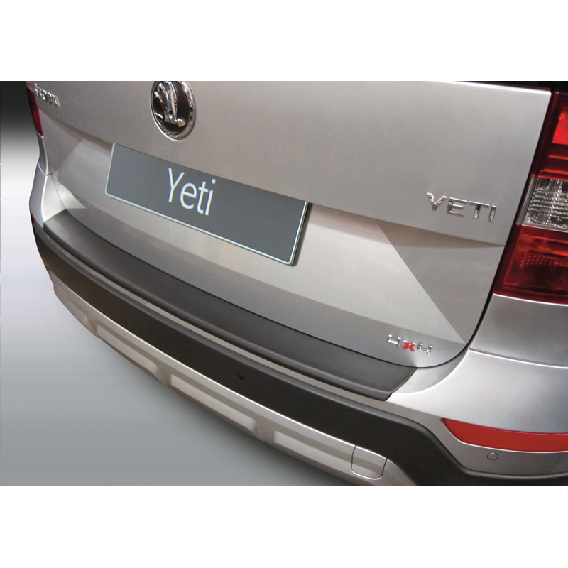 ABS Achterbumper beschermlijst  Skoda Yeti 4x4/Outdoor 2013-2017 Zwart