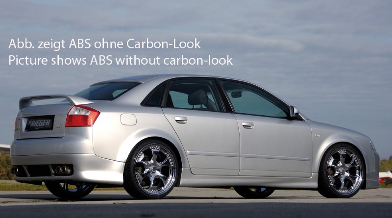 Dakraamspoiler Carbon Audi A4 8E Sedan Rieger