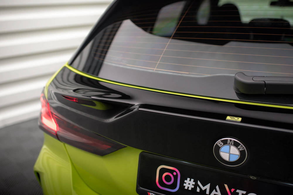 Spoiler BMW 1 F40 M Pakket & M135i Maxton Glans Zwart