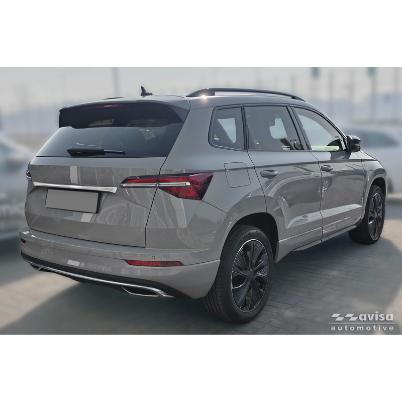 Avisa Geborsteld RVS Kofferbak Sierlijst  Skoda Karoq (NU7) Facelift 2022-