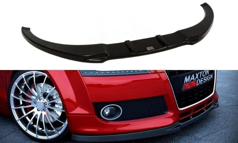 Voorspoiler Audi TT 8J Glanzend Zwart