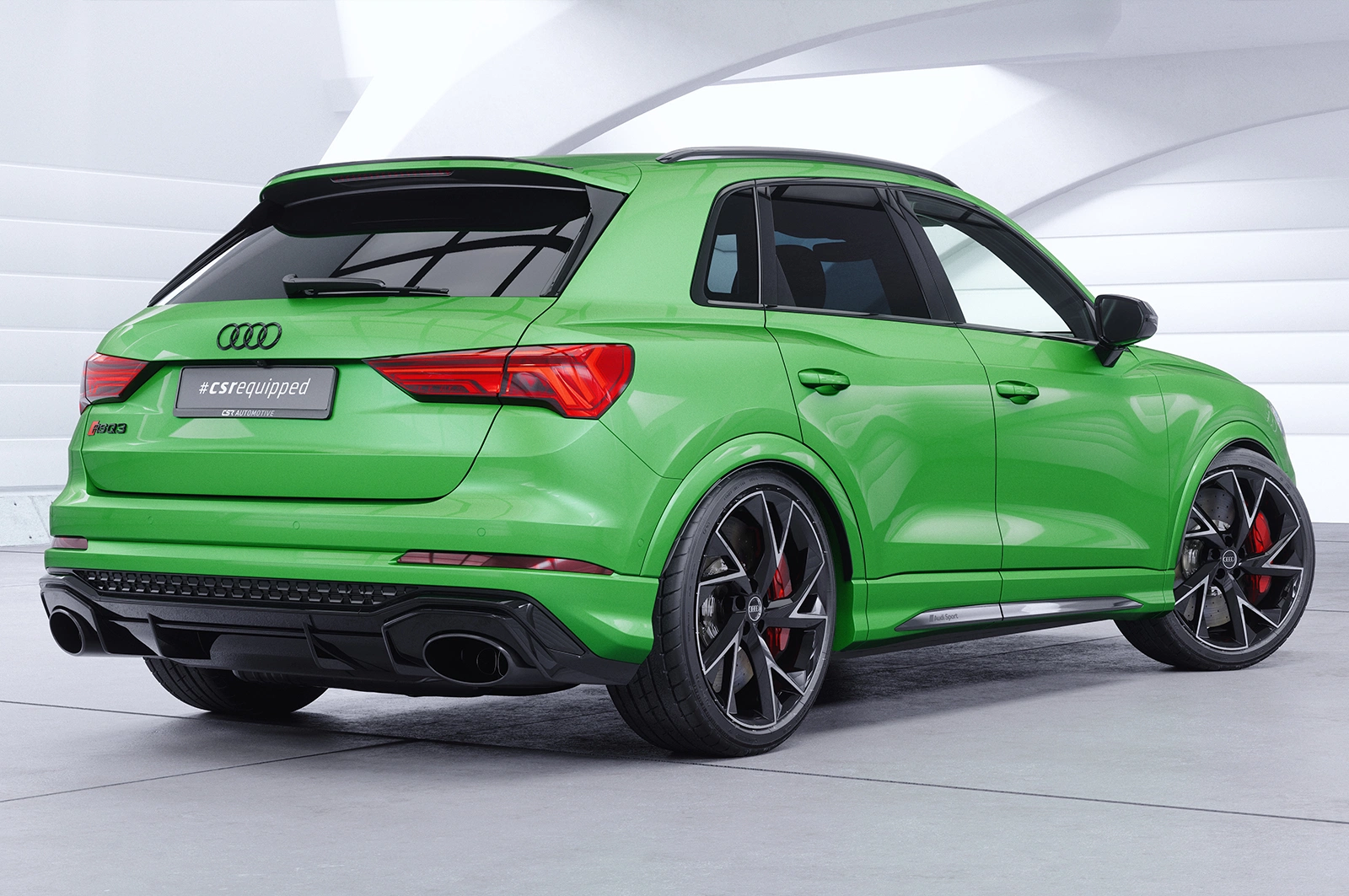 Achterspoiler Audi Q3 (Typ F3) Sportback CSR glans zwart