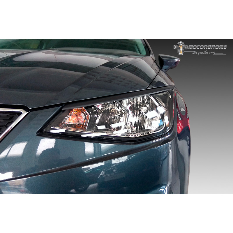 Koplampspoilers  Seat Ibiza 6F 2017- (ABS)