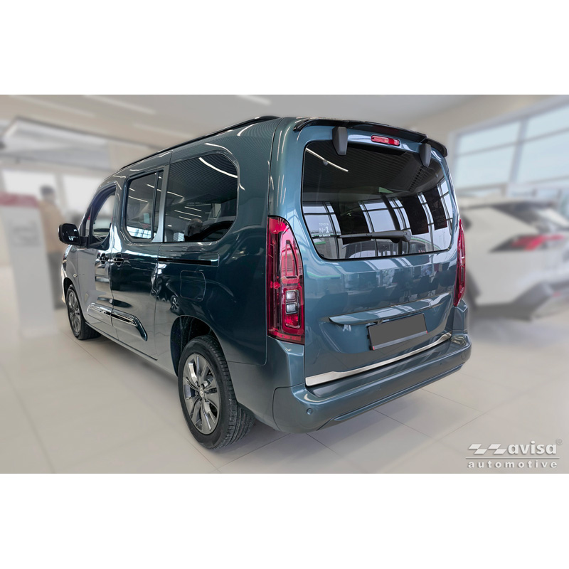 Avisa Geborsteld RVS Kofferbak Sierlijst  Toyota Proace City Verso 2019-2024 & Facelift 2024-