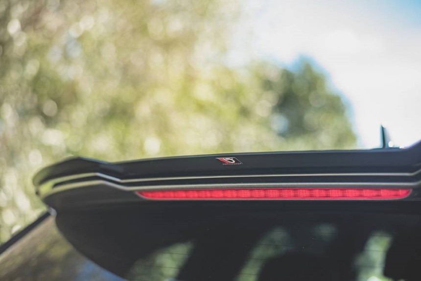 Spoiler Audi SQ7 / Q7 S-Line Maxton Glanzend Zwart