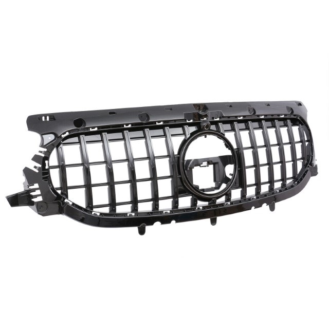 Grill Mercedes GLA H247 GT Look Glans Zwart
