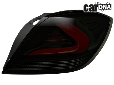 Taillights led Opel Atra H GTC 05-10 black/Smoke