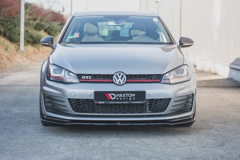 Voorspoiler VW Golf 7 GTI Glans Zwart