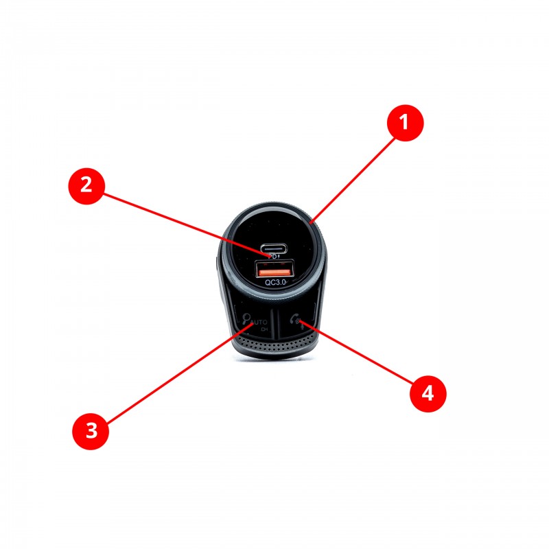 EPBTT01 BT FM TRANSMITTER PD QC 3.0 AUX