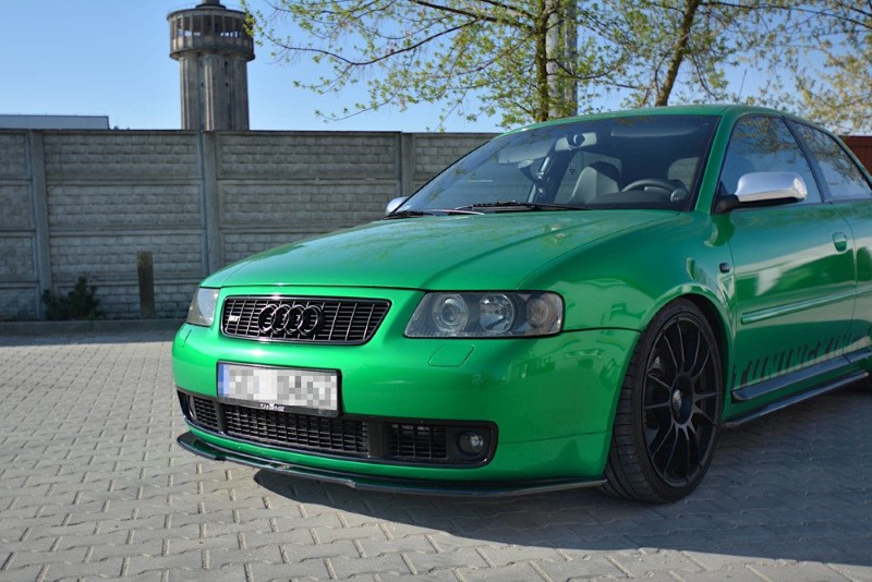 Voorspoiler Audi S3 8L Glanzend zwart