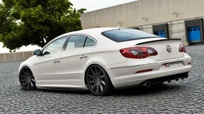 Zijskirts VW Passat CC R36 R Line Glans Zwart