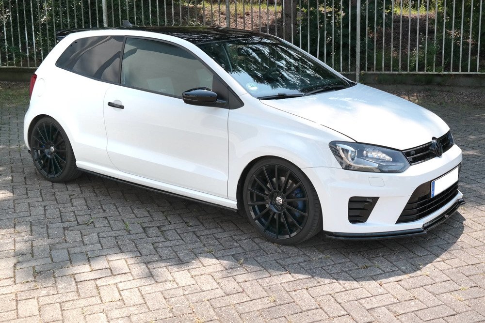 Voorspoiler VW Polo R WRC Maxton Glans Zwart