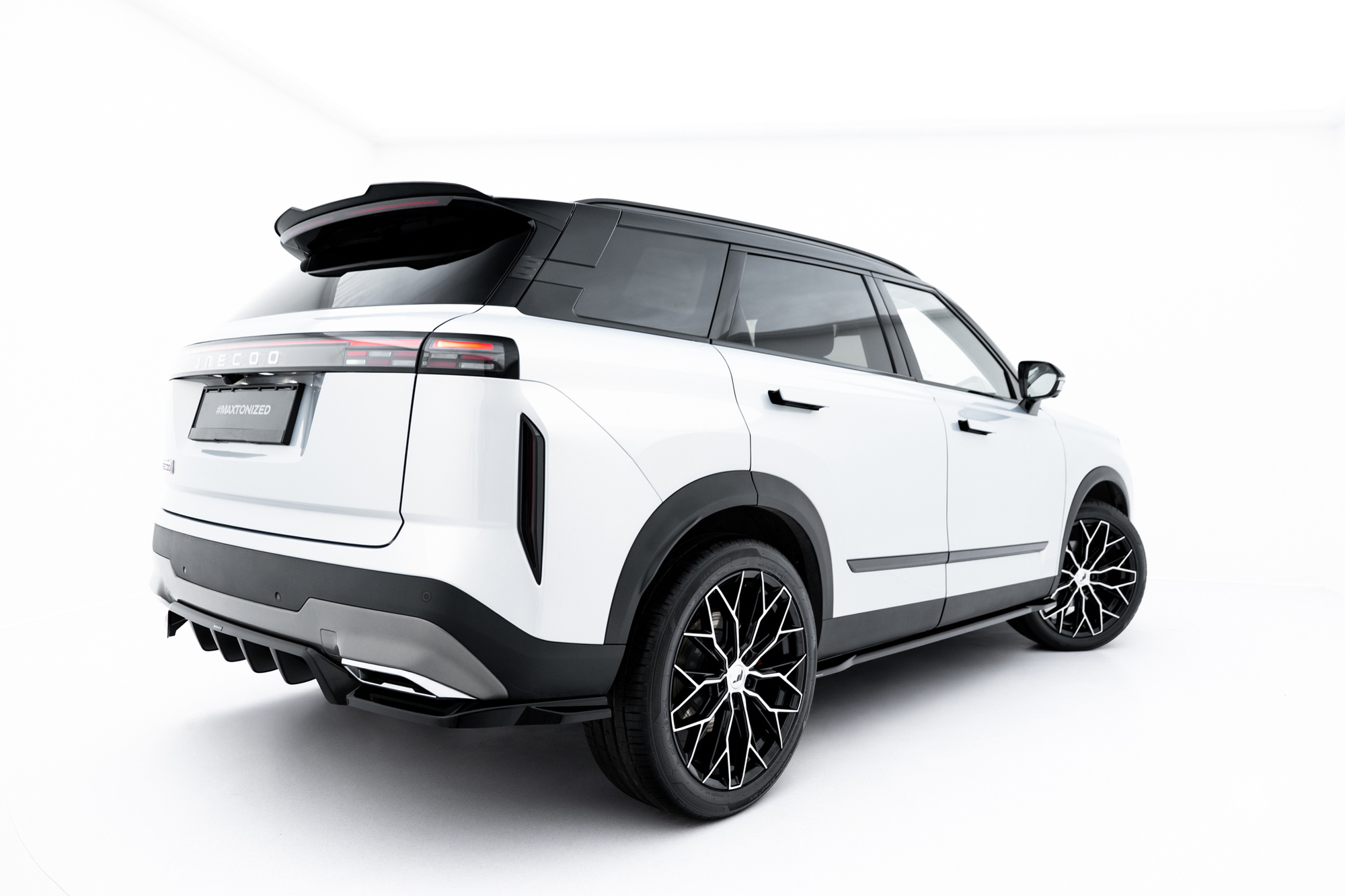 Spoiler Cap Jaecoo 7 Mk1 – Maxton Design Glans Zwart