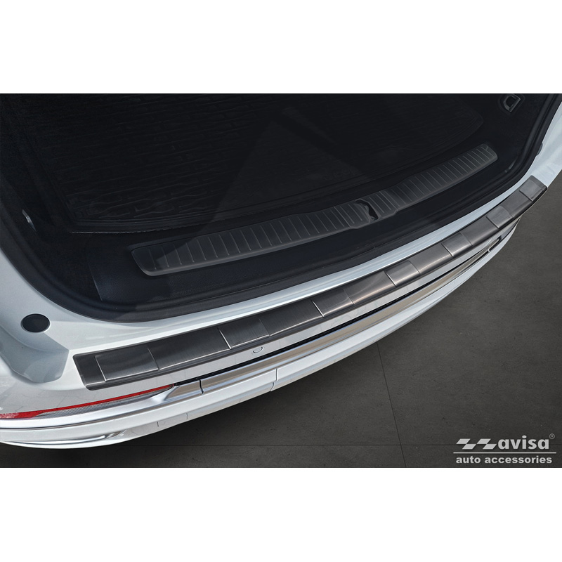 Zwart RVS Achterbumperprotector  Jeep Grand Cherokee V (WL) 2022- 'Ribs'
