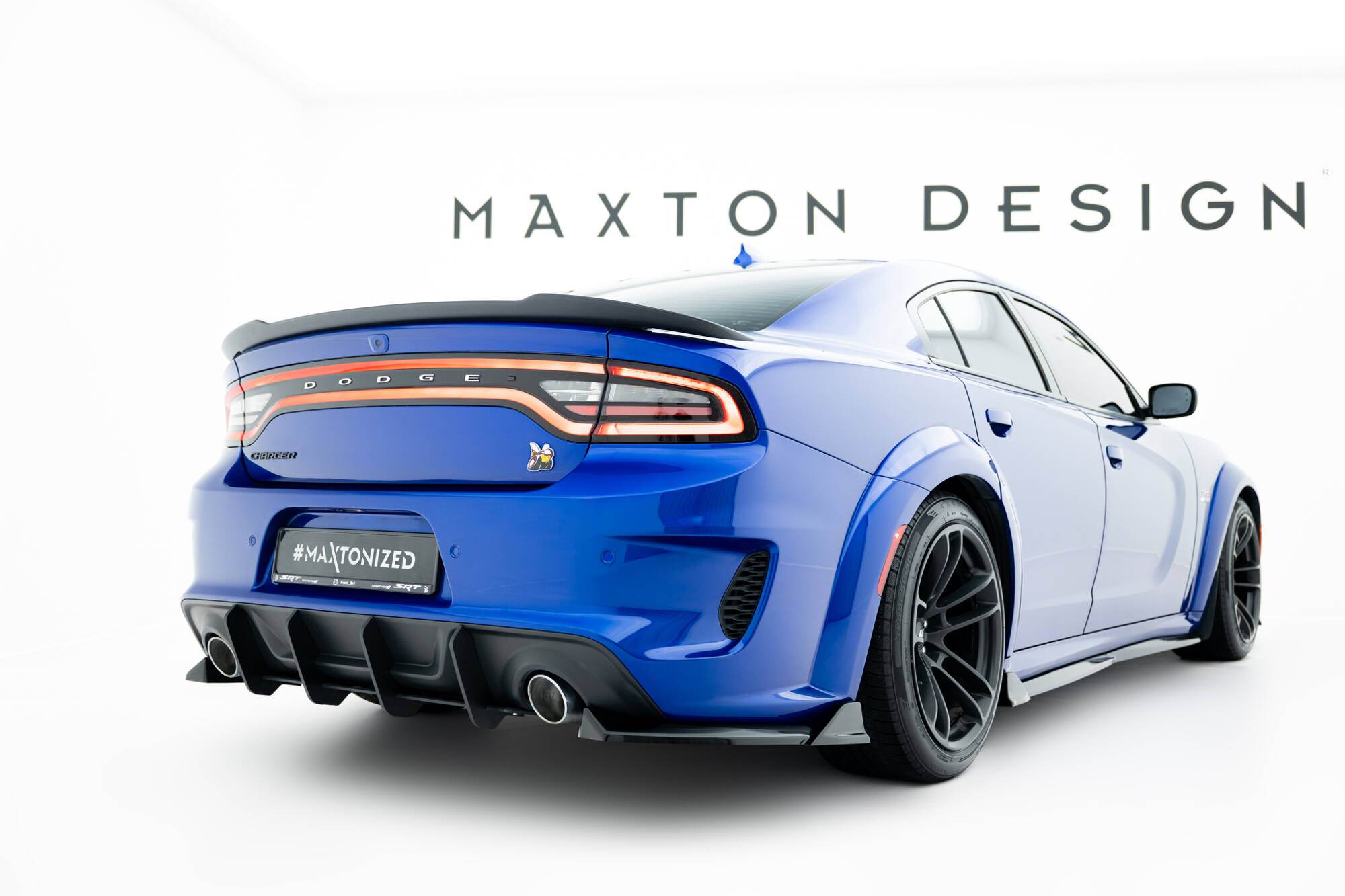 Street Pro Achter Diffuser Dodge Charger RT Scat Pack Widebody MK3 Facelift Maxton