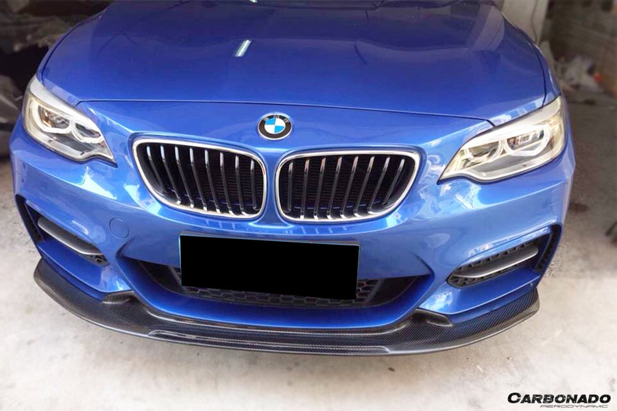BMW 2 Series F22/F23 EXOT Style Carbon Voorspoiler (M-Tech Only) 2013-2016