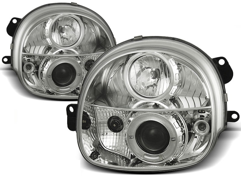 Faros Renault Twingo 92-99 Angel eye cromo