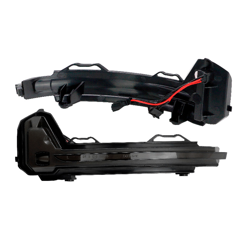 Set LED Zijspiegel-Knipperlichten  Volkswagen Tiguan II 2016- & Tiguan Allspace 2017- - Rookgrijs - incl. Dynamic Running Light