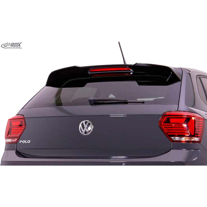 Dakspoiler  Volkswagen Polo VI 2017- (excl. GTI & R-Line) (PU)