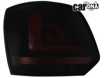 Taillights VW Polo 6R 09- black/Smoke LED Cardna
