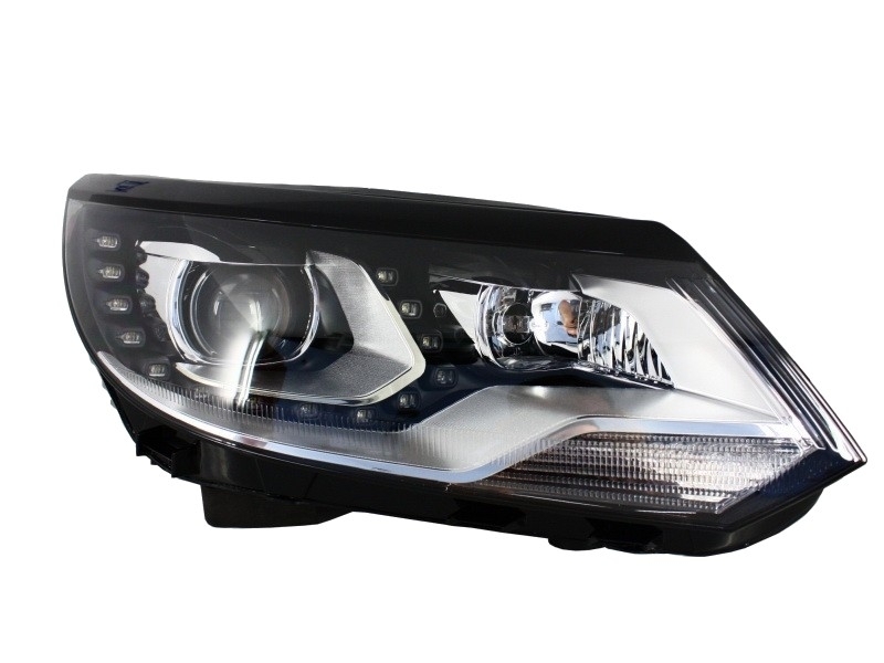 Headlights VW Tiguan 11- Led Dayline black