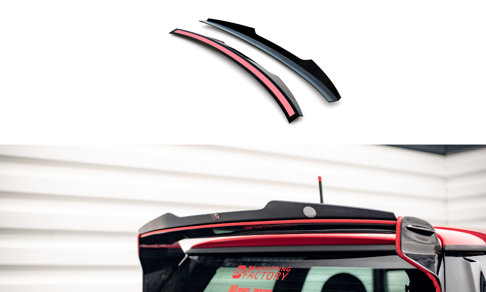 Spoiler V.2 Mini Cooper John Cooper Works R56 Maxton Glans Zwart