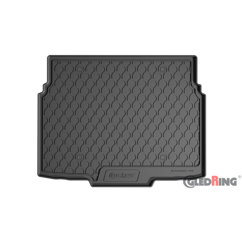 Rubbasol (Rubber) Kofferbakmat  Opel Crossland X 2017- (Lage laadvloer)