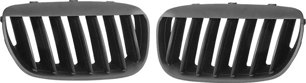 Design Grill set BMW X5 03-07 COMPLEETZWART