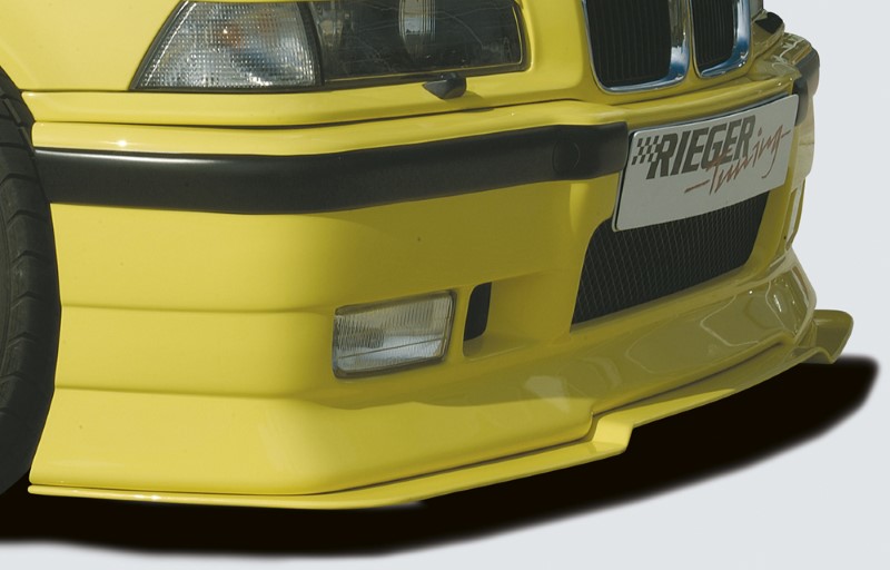 Spoilerzwaard 7,5mm dik ABS Rieger passend op:voorbumper e36 bre