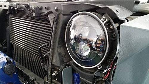 7 inch mounting bracket for LED koplamp in Harley Davidson or Je