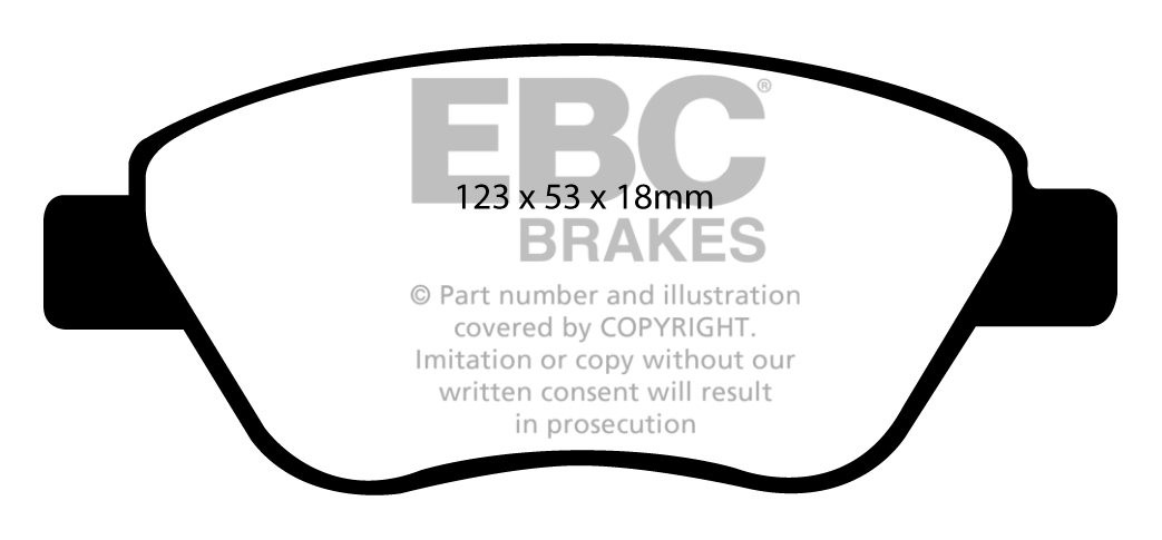 EBC Brakes VAUXHALL BEDRIJFSWAGEN Corsa Van 1.3 TD (75) 2006-..