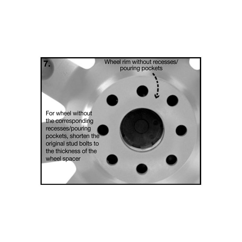 H&R DRM-Systeem Spoorverbreders 15mm 5x114,3 - Naaf 67,1mm - Boutmaat M12x1,5 -   Kia/Mitsubishi - Zwart