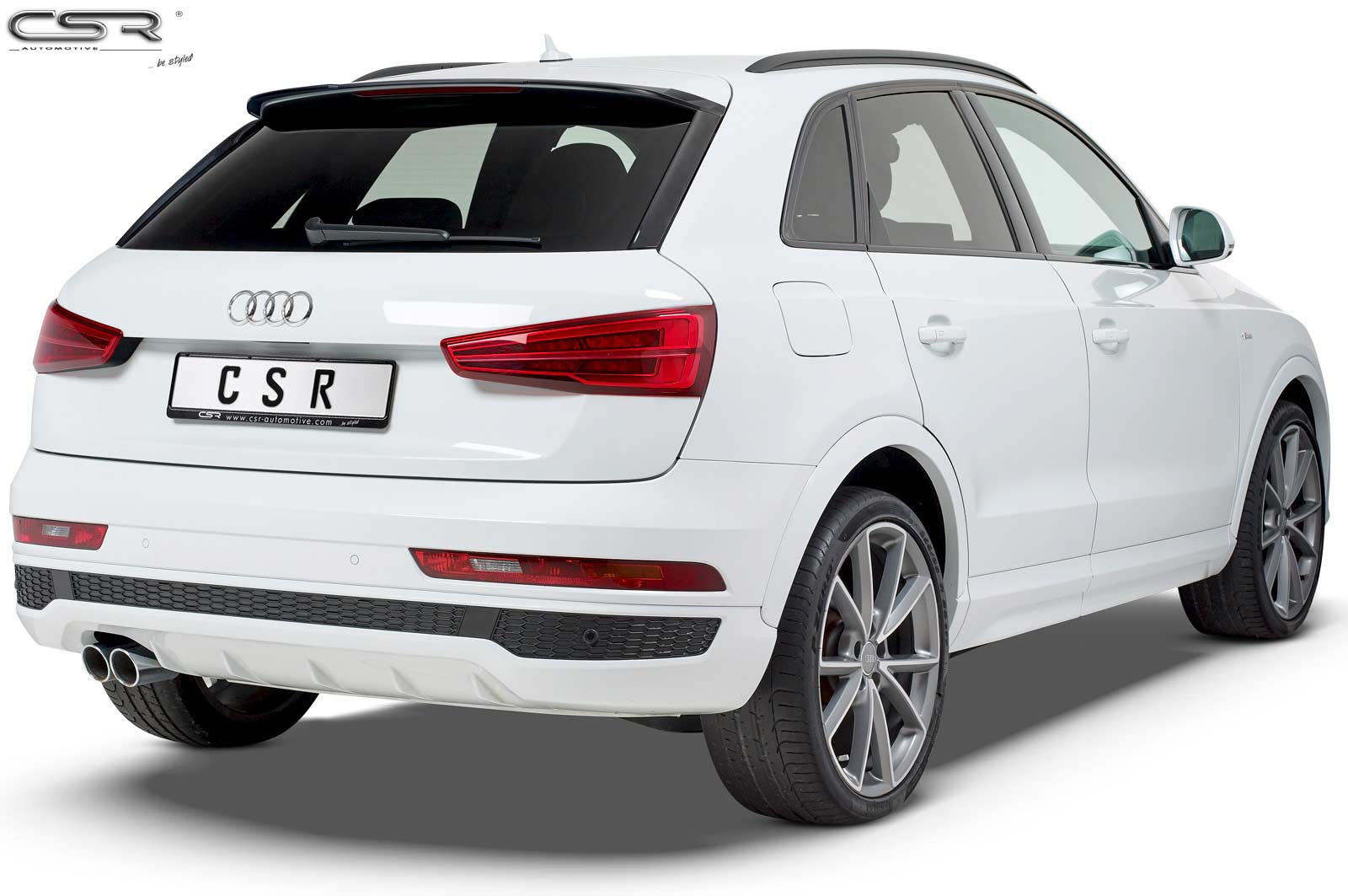 CSR achterspoiler Audi Q3 Glans zwart