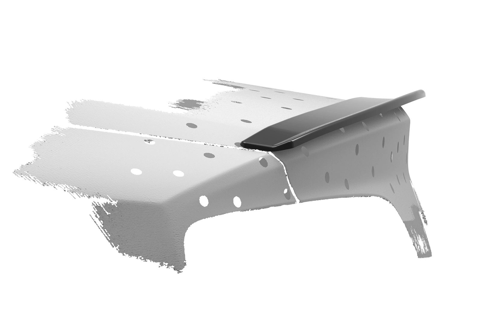 Achterspoiler Audi A8 / S8 D4 (Typ 4H) (2009–2017) Glans Zwart – CSR Automotive