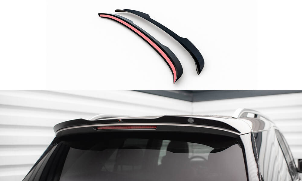 Spoiler Mercedes Benz GLE SUV AMG Line W167 Maxton Glans Zwart