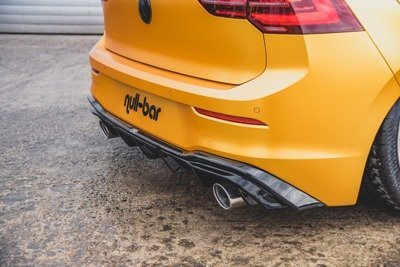 Diffuser Volkswagen Golf 8 Glans Zwart (GTI LOOK)