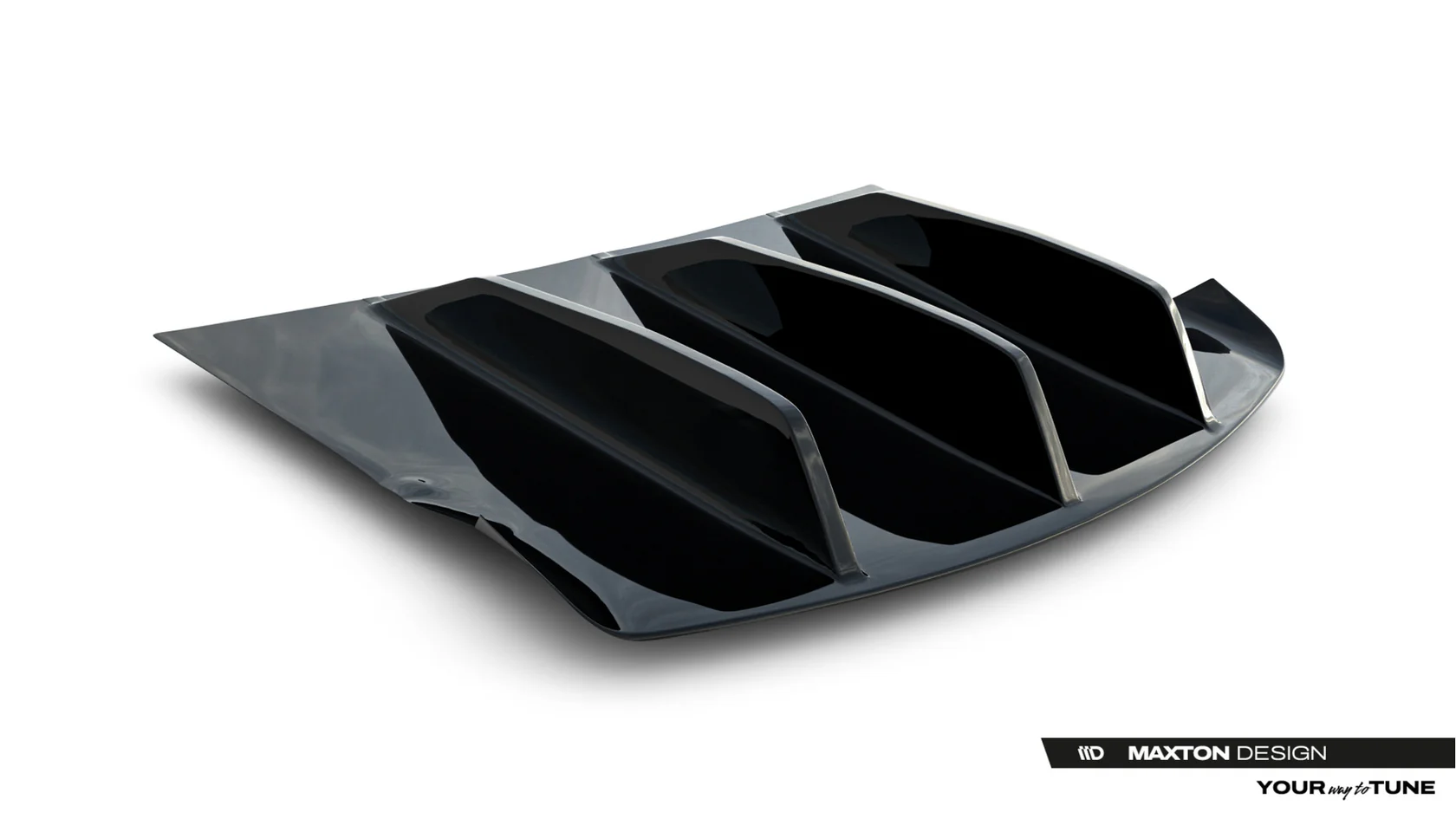 Diffuser Tesla Model S Mk1 Maxton Glans Zwart
