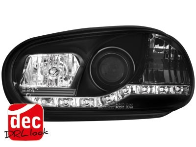Faros VW Golf IV Los ojos del Diablo Dayline negro