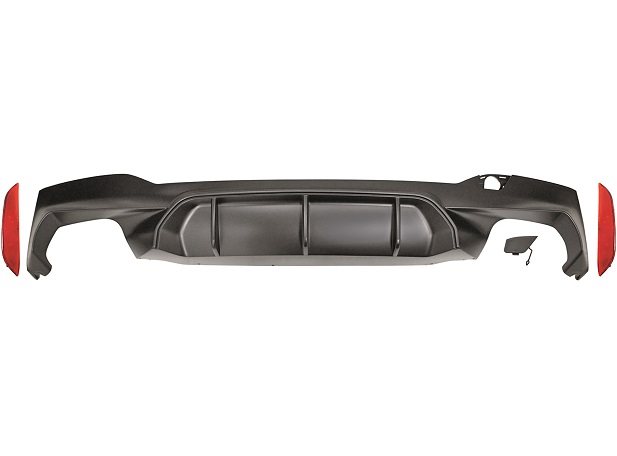 Diffusor BMW G30 M5 Design 17- Mat zwart