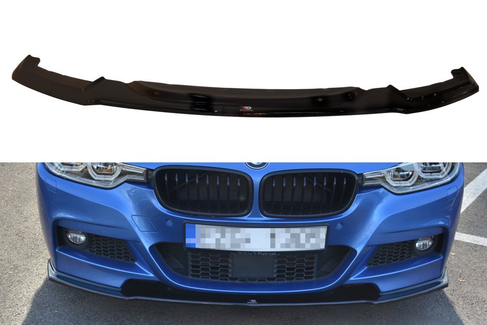 Voorspoiler BMW 3 Serie F30 15-18 M-Sport Glossy Black