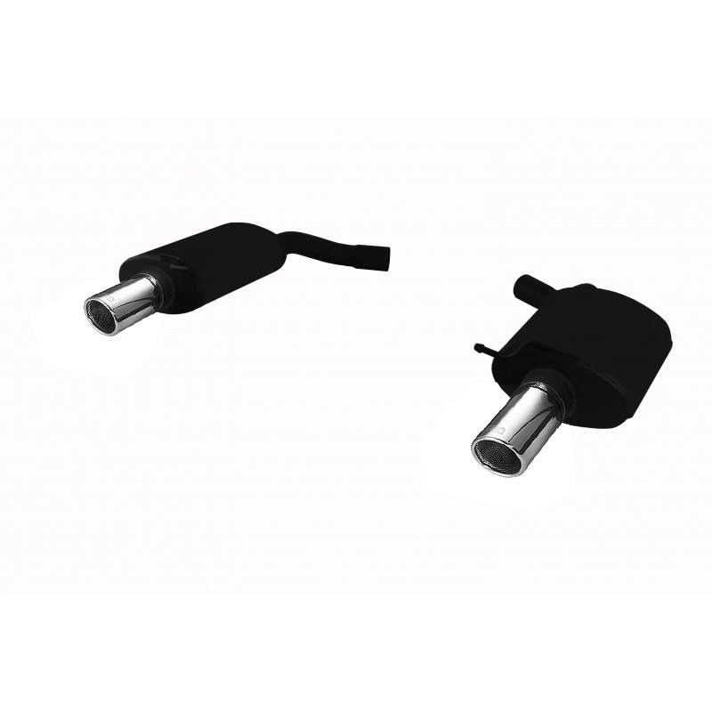 Dubbele Sportuitlaat  Audi A4 (B8) Sedan 2.0 TSI 155kW 2007-2011 90mm