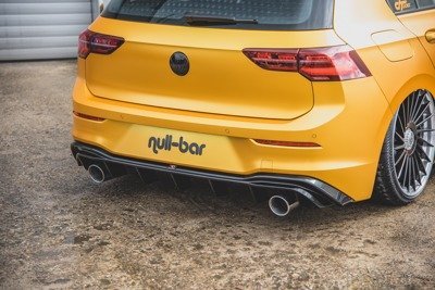 Diffuser Volkswagen Golf 8 Glans Zwart (GTI LOOK)