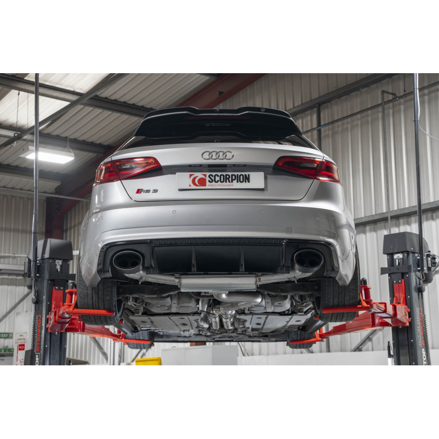Audi RS3 8V Sportback 15 - 17 PFL Non-res cat-back system without valves