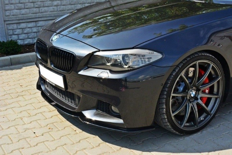 Voorspoiler BMW 5 F10/F11 MPACK V.2 Glanzend Zwart