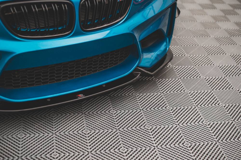 Voorspoiler V.2 BMW M2 F87 Maxton Glans Zwart