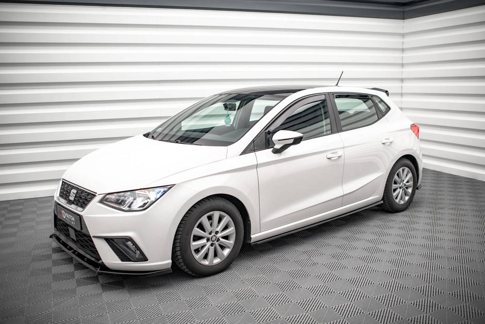 Zijskirts V.1 Seat Ibiza KJ Maxton Glans Zwart
