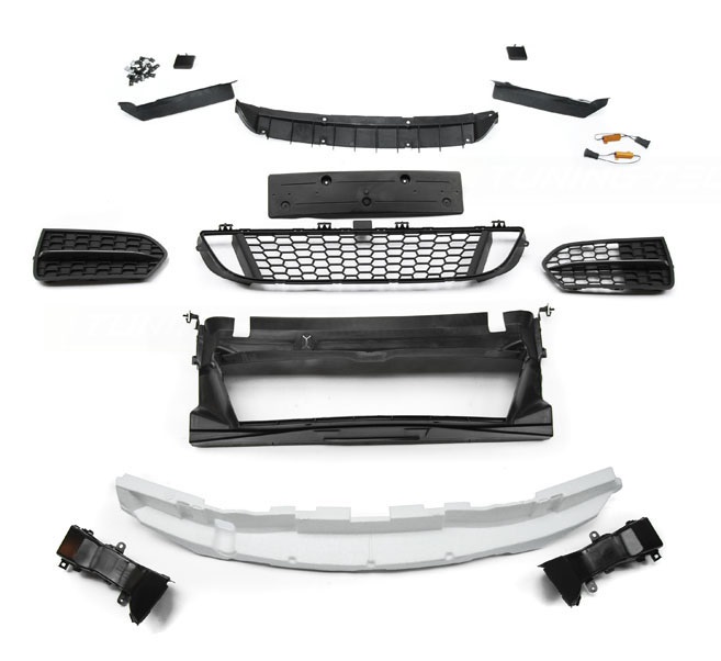 BWM 1 Serie F22/F23 2014-2015 Designer Grill set chromee/Zwart