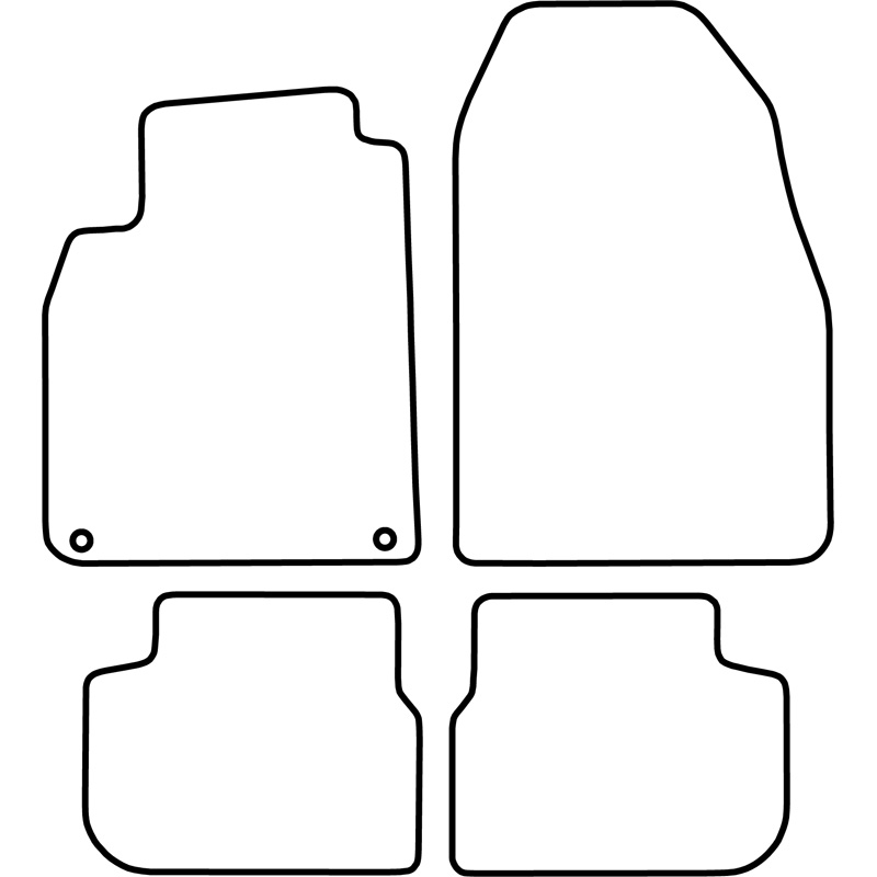 Automatten Saab 9-3 Cabrio 08-