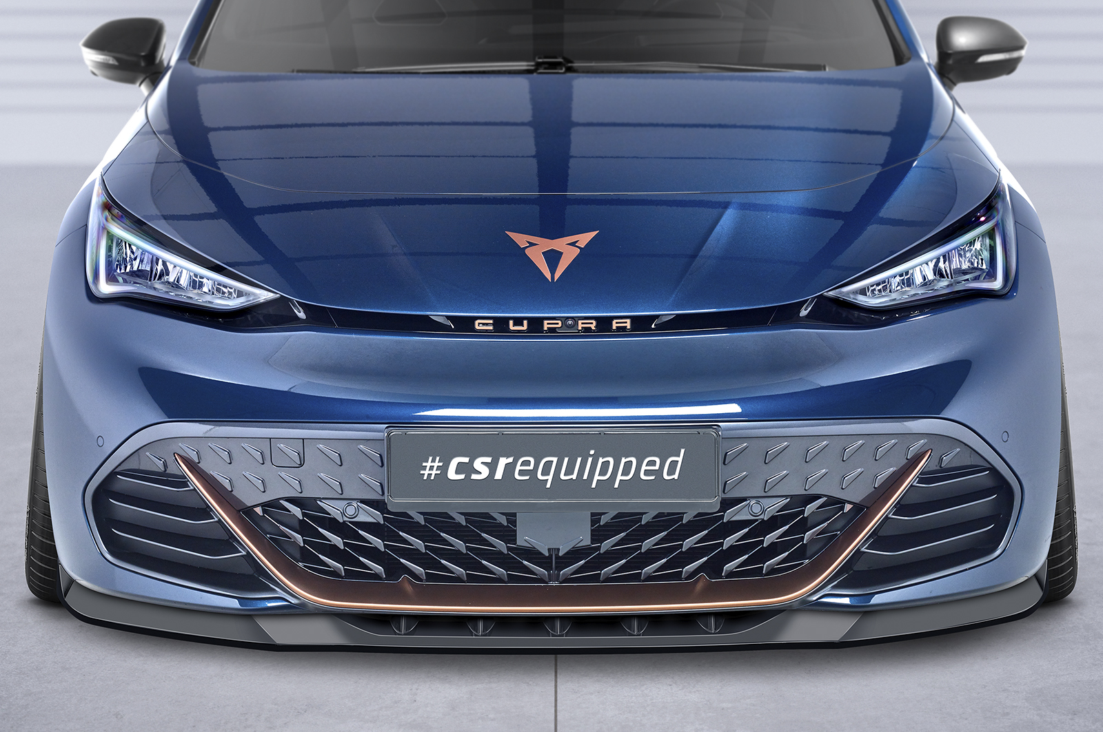 Voorspoiler Cupra Born CSR Glans Zwart