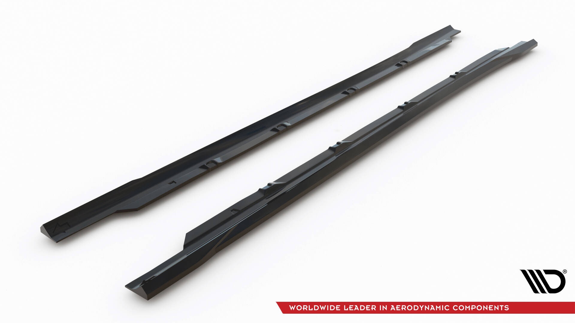 Zijskirts Ford Focus Vignale MK4 Maxton Glanzend zwart